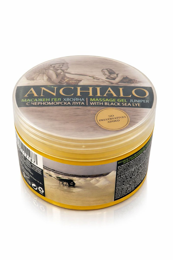 Масажен гел ANCHIALO / АНХИАЛО от черноморска луга и хвойна, 300 гр