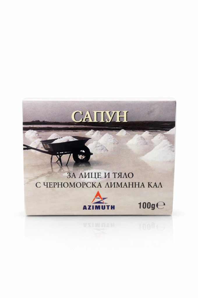 Сапун за лице и тяло с черноморска лиманна кал AZIMUTH / АНХИАЛО