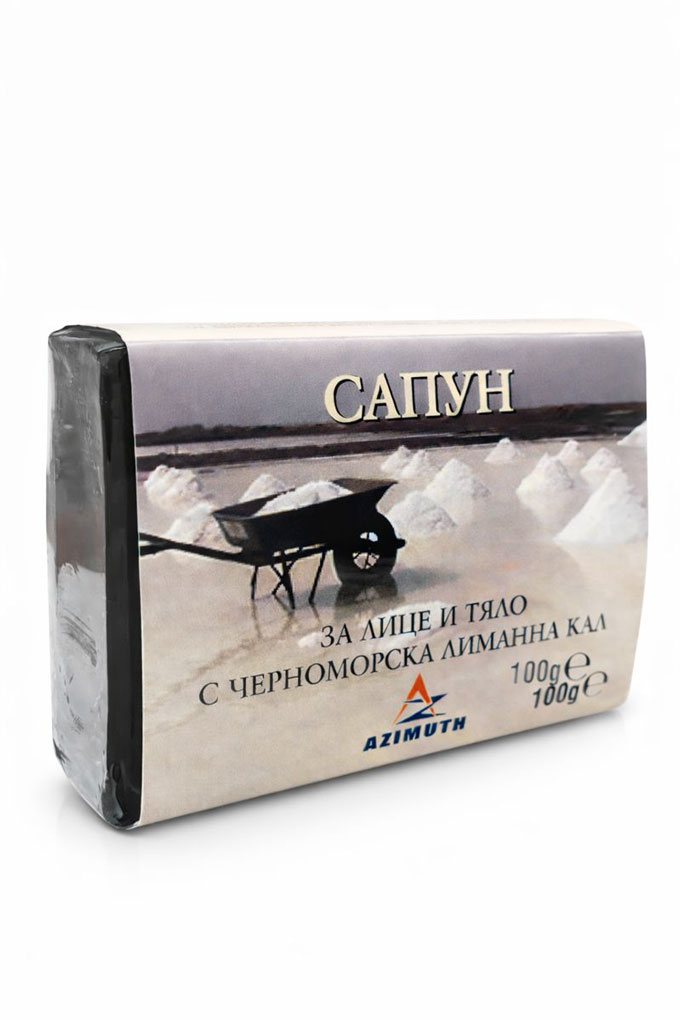 Сапун за лице и тяло с черноморска лиманна кал AZIMUTH / АНХИАЛО
