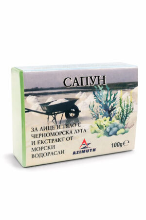 Сапун за лице и тяло с черноморска луга и морски водорасли, 100 гр, AZIMUTH / АЗИМУТ